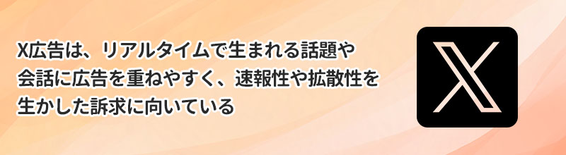 X（旧Twitter）広告の種類と特徴